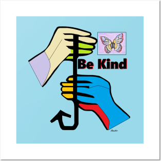 ASL Be Kind Posters and Art